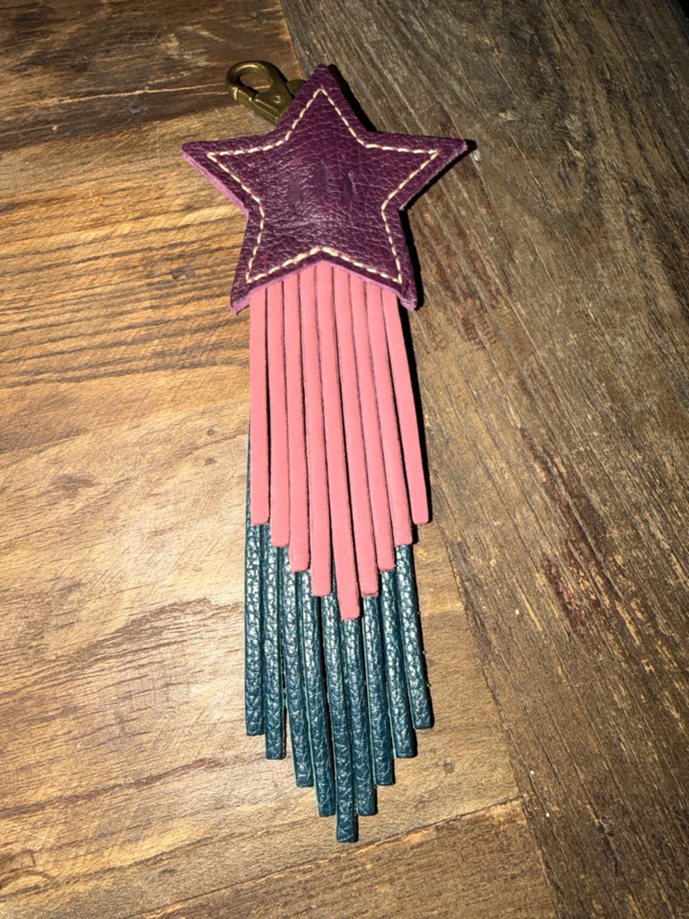NEW Portland Leather Austin store exclusive Star keychain bag charm